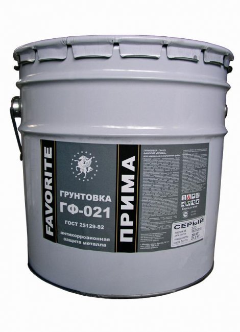 Грунт ГФ-021 серый 25кг Ст, Оскол